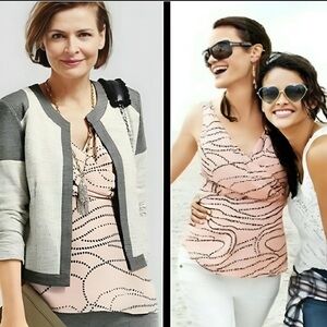 Cabi #273 Sophia Pink Faux Wrap Tank Top Size 4